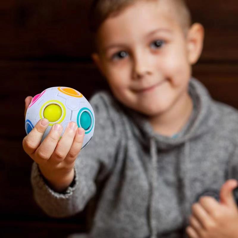 BOLITA DE ROMPECABEZAS: El Juguete Inquieto Perfecto para Niños y Adultos