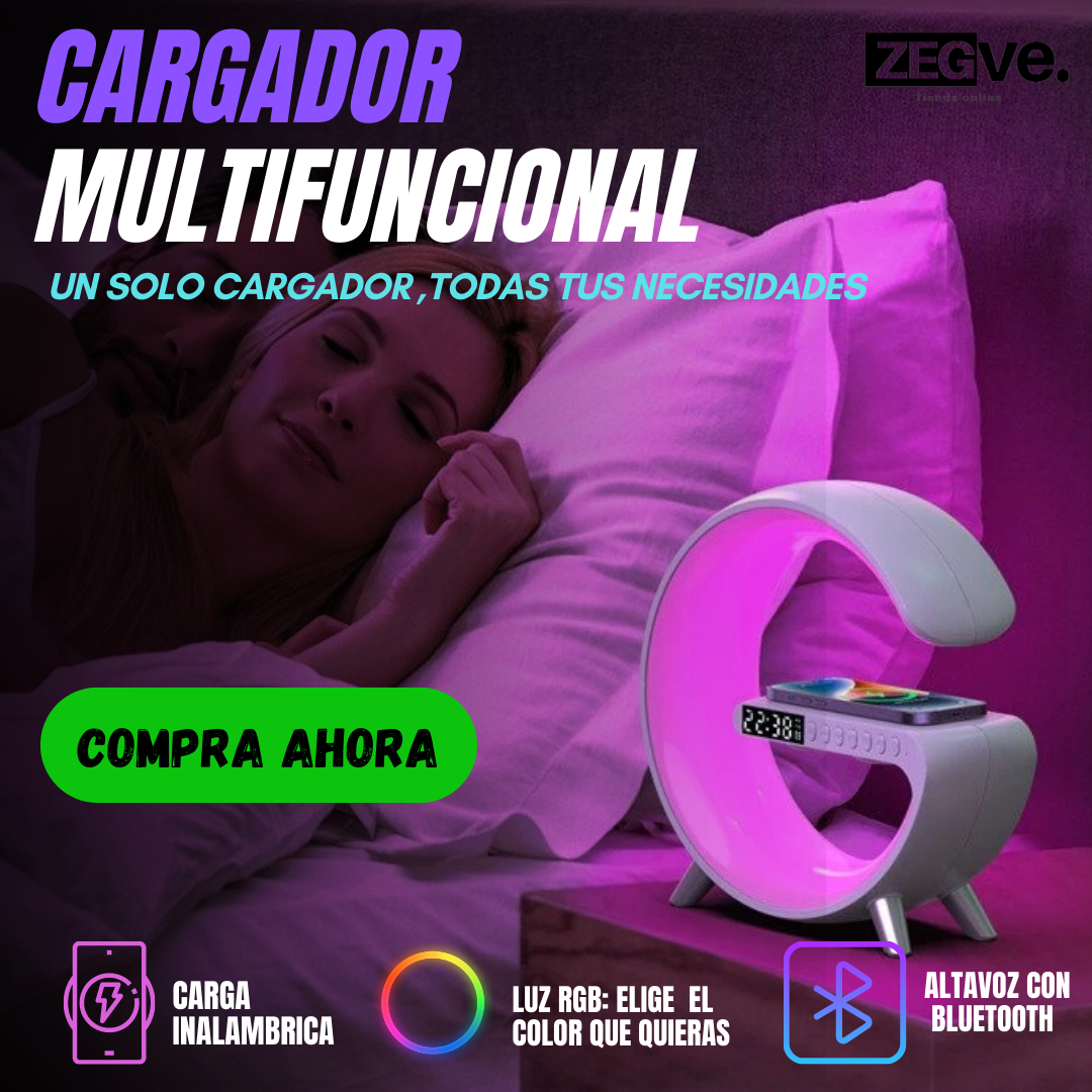 CARGADOR INALAMBRICO MULTIFUNCIONAL